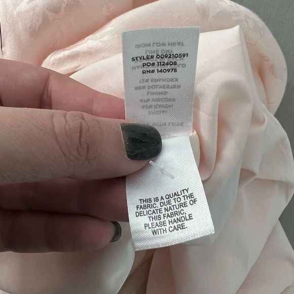 Lulu’s nwt Red Carpet Ready Light Rose Floral Satin Jacquard Maxi Dress - Picture 13 of 14